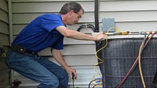 repairing an aircon