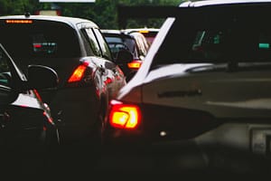 cars on the road