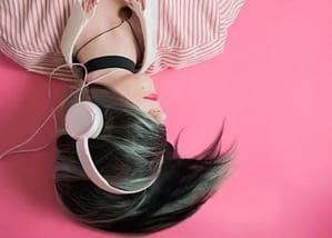 listening to audio